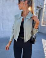 Juoda Jacket With Zipper