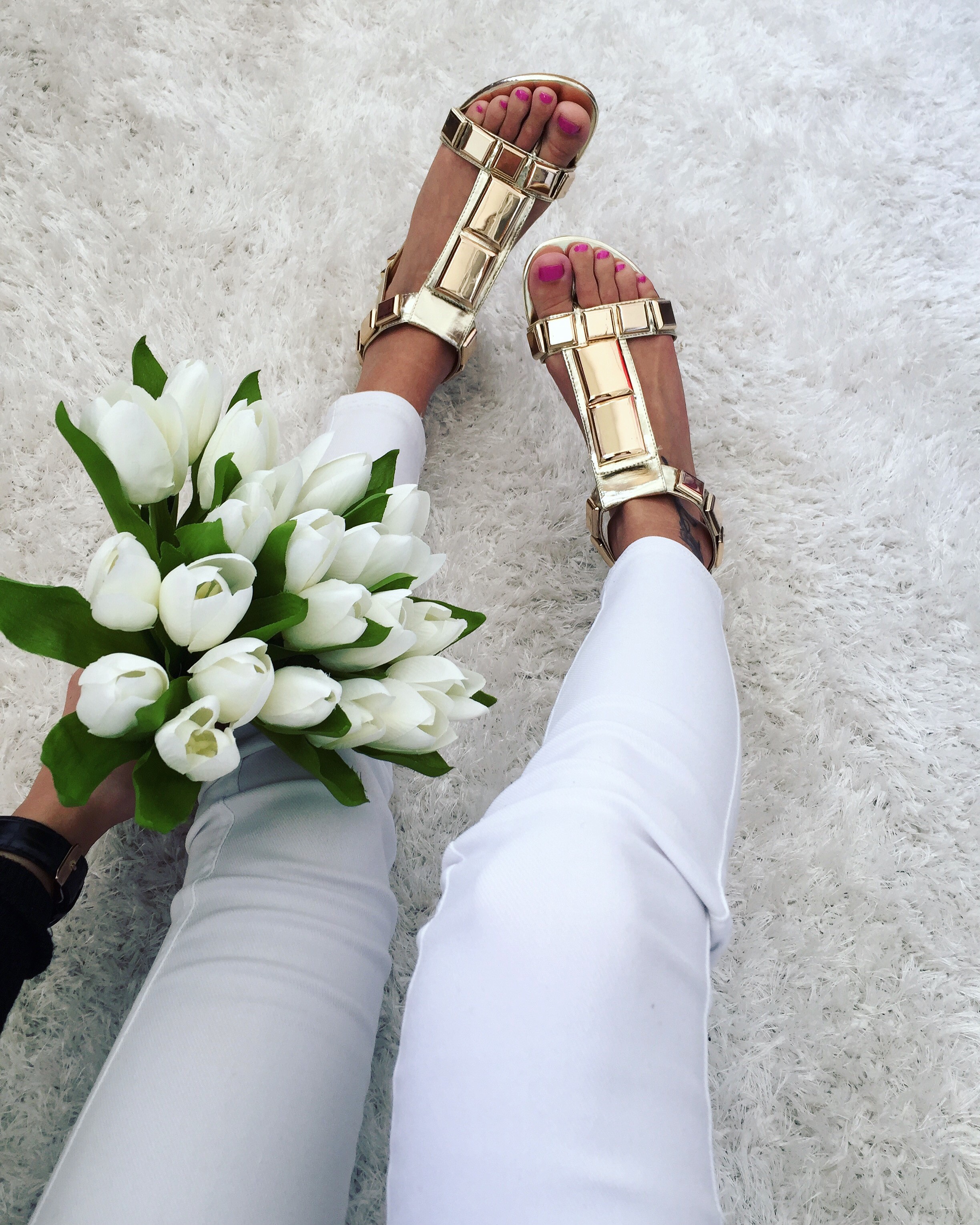 Gladiator shoes (39, Gold) | AIRILY.EE boutique