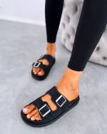 Black Comfortable Sandals