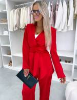 Punane Keskelt Seotav Pintsakjakk