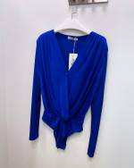 Blue Long Sleeve Bodysuit