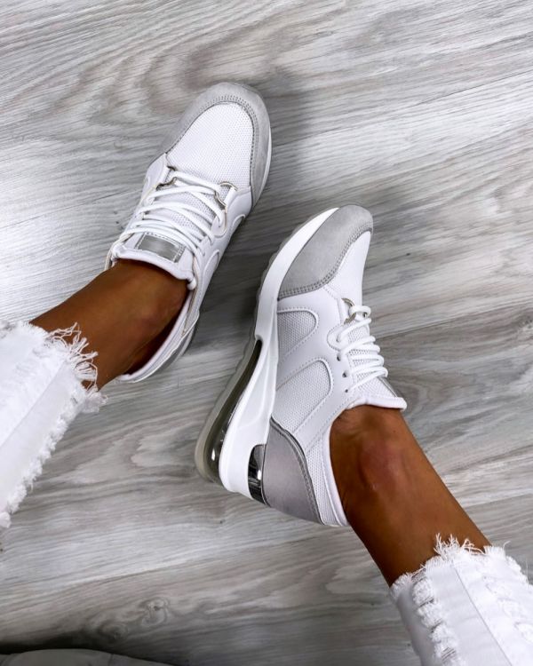 Grey Comfy And Lightweight Casual Shoes