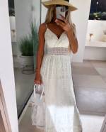 Balts Lace Maxi Dress