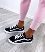 Black Black And White Casual Sneakers