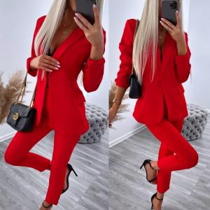 Red Two-piece Set