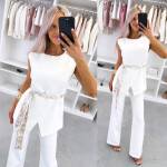 Dzeltens Vestes Stila žakete Ar Sasienamu Priekšpusi