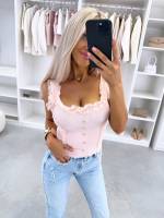 Valge Pitsist äärega Veniv Top