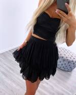 Black Siphon Skirt 