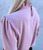 Light Pink Long-sleeve Blouse