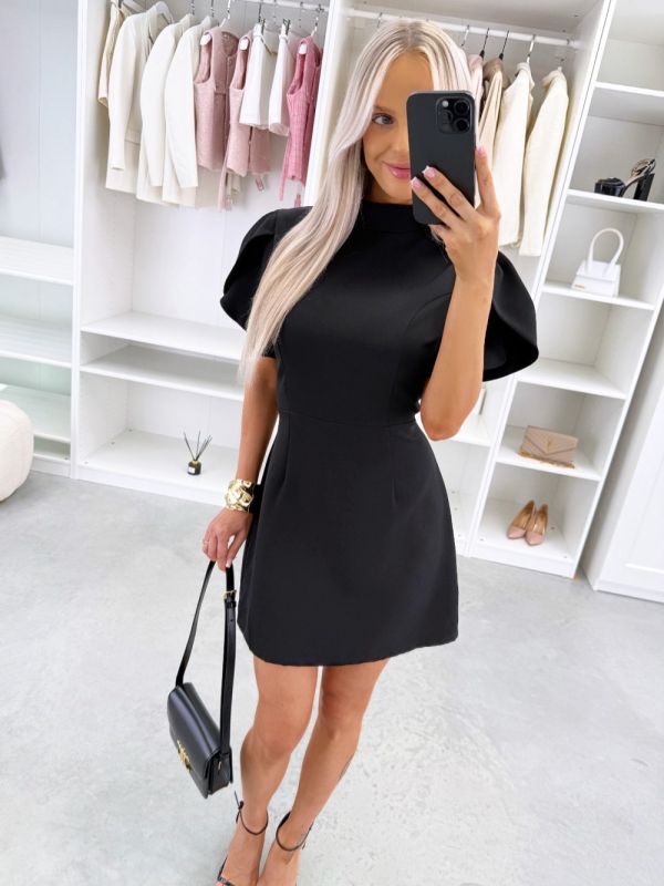 Must Volangidega Kleit