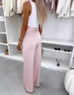 Punane Täispikad Siidjas Püksid