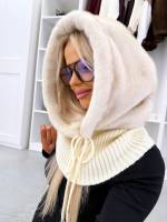 Pruun Kaelusega Müts