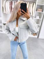 Beež Lukuga Oversized Jakk