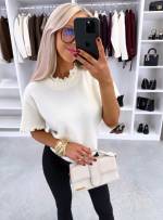 Taupe Lühikeste Varrukatega Kampsun