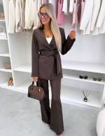 Punane Täispikad Siidjas Püksid