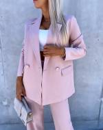 Light Pink Elegant Blazer