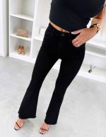 Must Alt Laiema Lõikega Mugavad Teksad