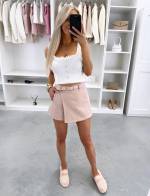 Melns Svārkšorti Ar Jostu