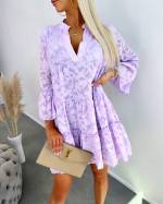 Фиолетовый Langev Mustriline Kleit