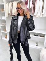 Taupe Oversize Sporta Džemperis