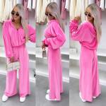 Must Kaheosaline Veluur Dressikomplekt