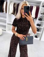 Tumepunane Pehme Litritega Crop-pluus