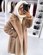 Pruun Kaelusega Müts