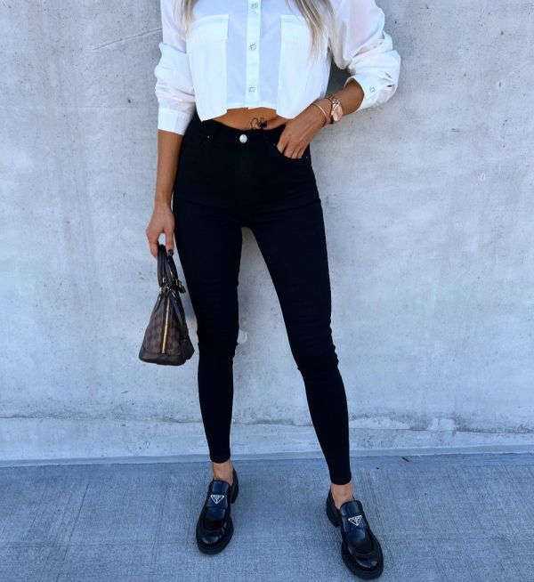 Black Black Stretch Jeans