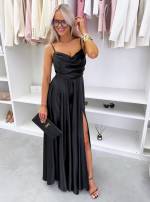 Roosa Satiinkangast Maksikleit